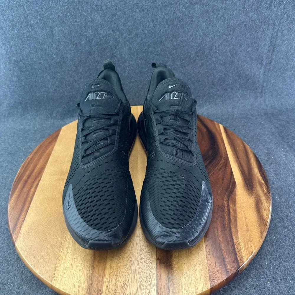 Nike Air Max 270 Triple Black Size 14 Men's Running Training Shoes AH8050-005